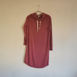 NWT Susina cowlneck midi dress size XS   color burgundy